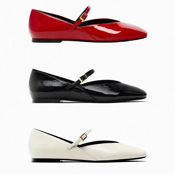 Kali Baleriny Damskie – Eleganckie Lakierowane Buty Błyszczące i Wygodne