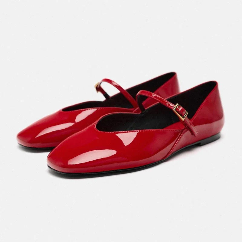 Kali Baleriny Damskie – Eleganckie Lakierowane Buty Błyszczące i Wygodne