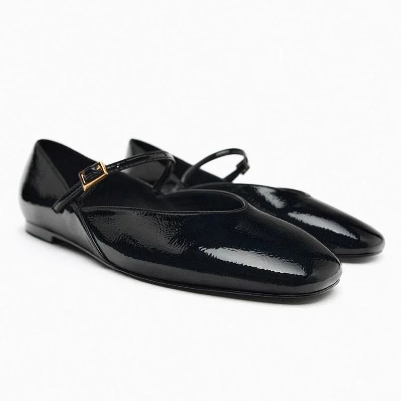 Kali Baleriny Damskie – Eleganckie Lakierowane Buty Błyszczące i Wygodne