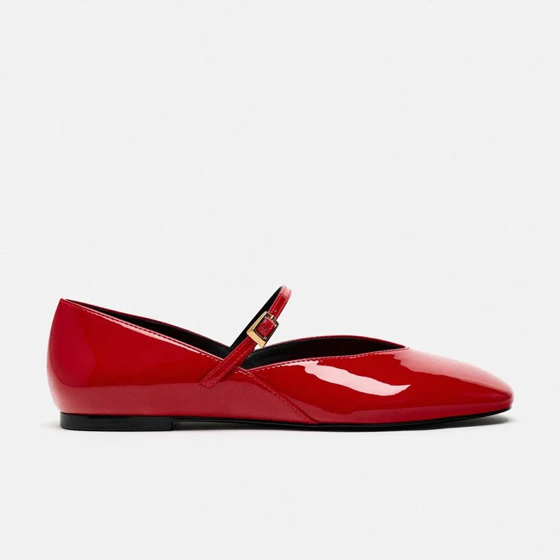 Kali Baleriny Damskie – Eleganckie Lakierowane Buty Błyszczące i Wygodne