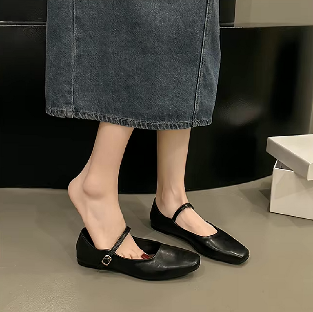 Sophie Baleriny Damskie – Eleganckie Buty z Regulowanym Paseczkiem i Ponadczasowym Designem