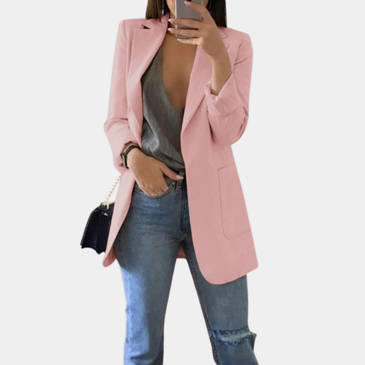 Bella Marynarka Damska – Elegancki Blazer z Długim Rękawem o Szykownym i Nowoczesnym Kroju