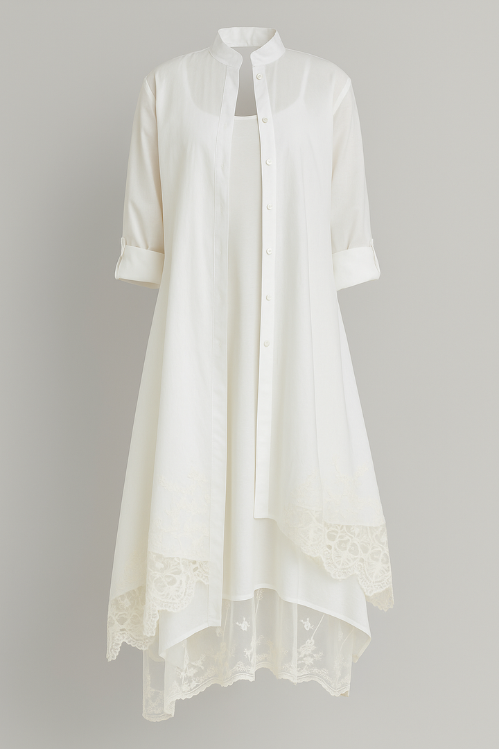 Aurora Sukienka Boho Damska – Letnia Oversize Sukienka o Luźnym, Koszulowym i Zwiewnym Stylu
