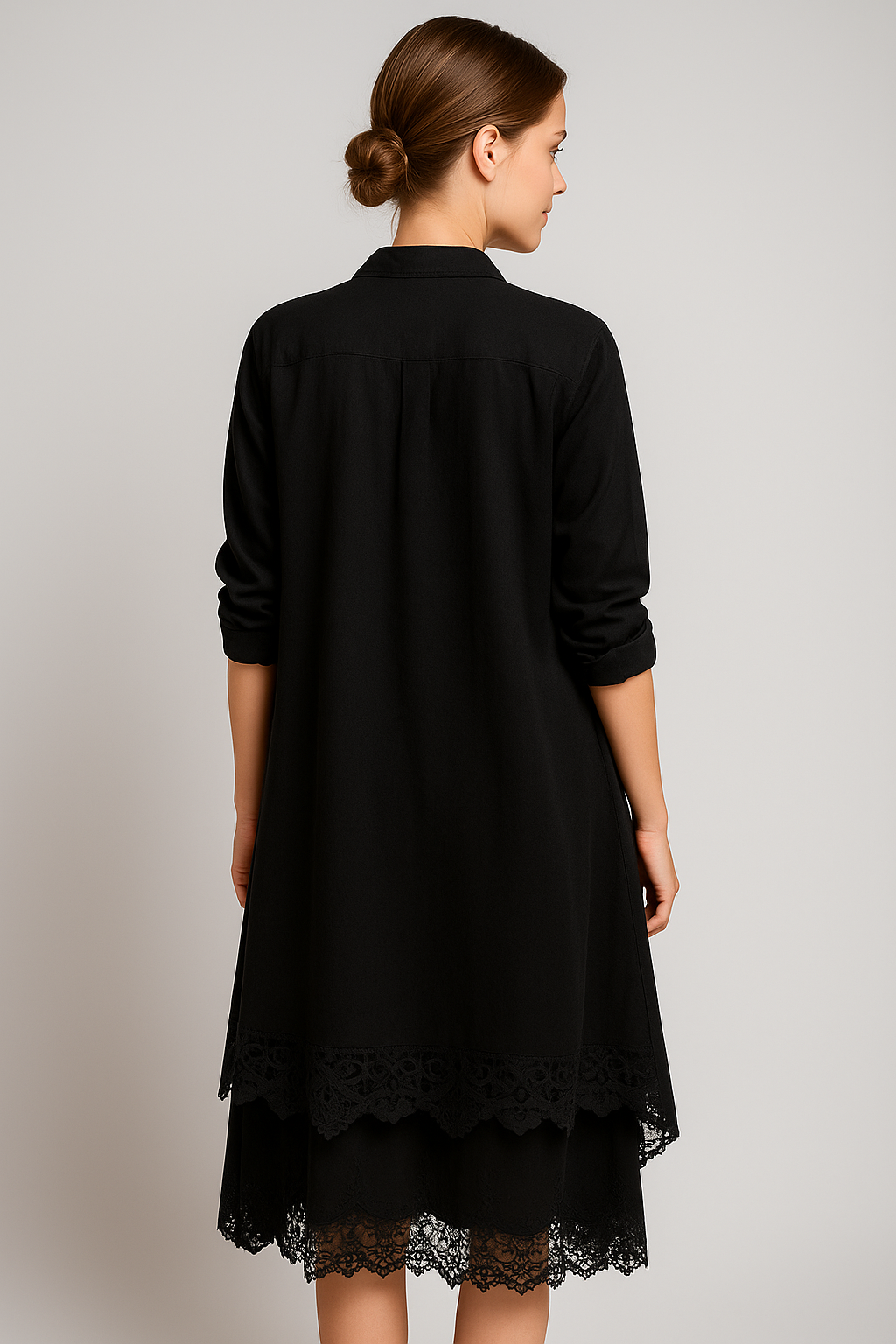 Aurora Sukienka Boho Damska – Letnia Oversize Sukienka o Luźnym, Koszulowym i Zwiewnym Stylu