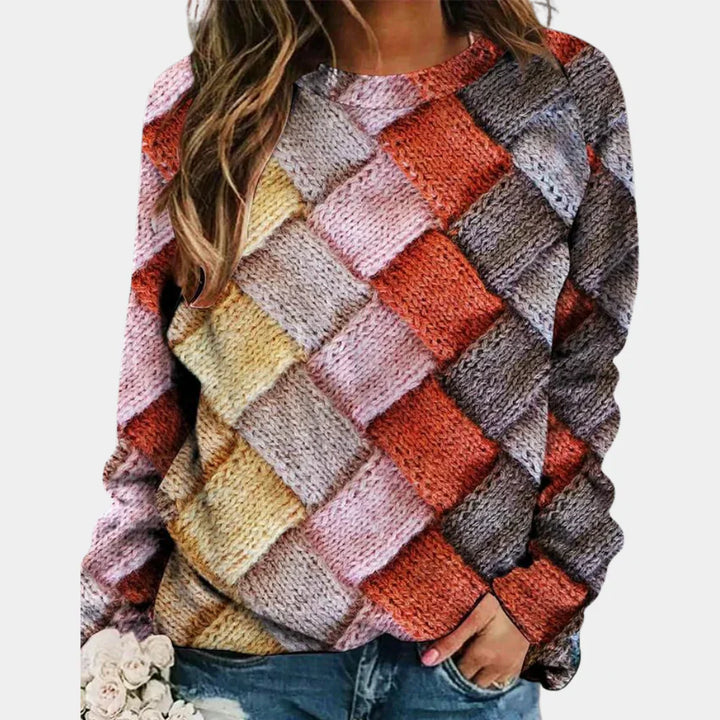 Bella Damski Sweter – Miękki Dzianinowy Materiał z Nowoczesnym Krojem i Wysokim Komfortem Noszenia