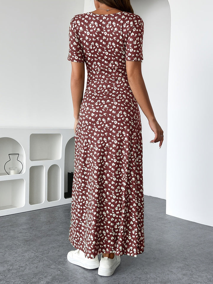 Florezia Sukienka Damska Maxi – Kwiecista Letnia Sukienka w Szykownym Stylu i Zwiewnym Kroju dla Kobiecej Elegancji
