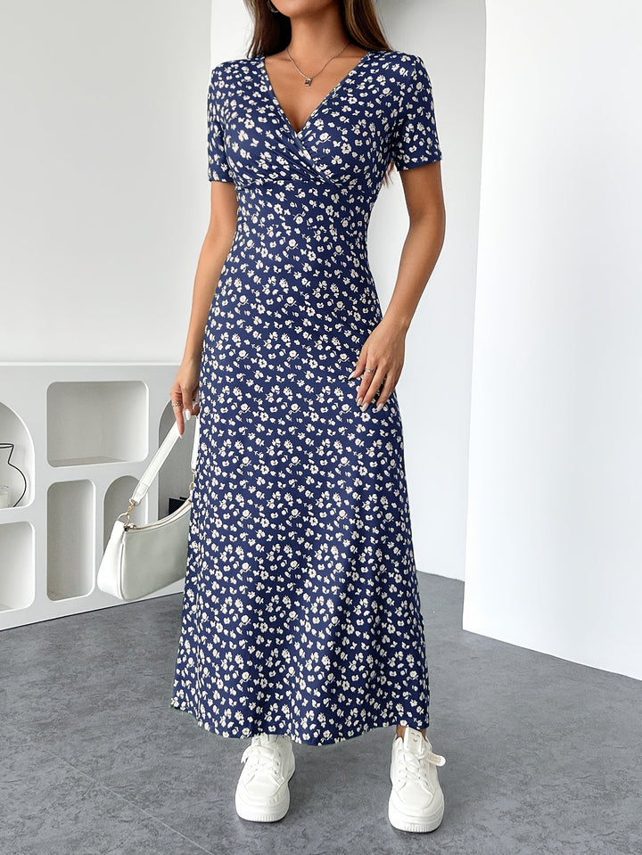 Florezia Sukienka Damska Maxi – Kwiecista Letnia Sukienka w Szykownym Stylu i Zwiewnym Kroju dla Kobiecej Elegancji
