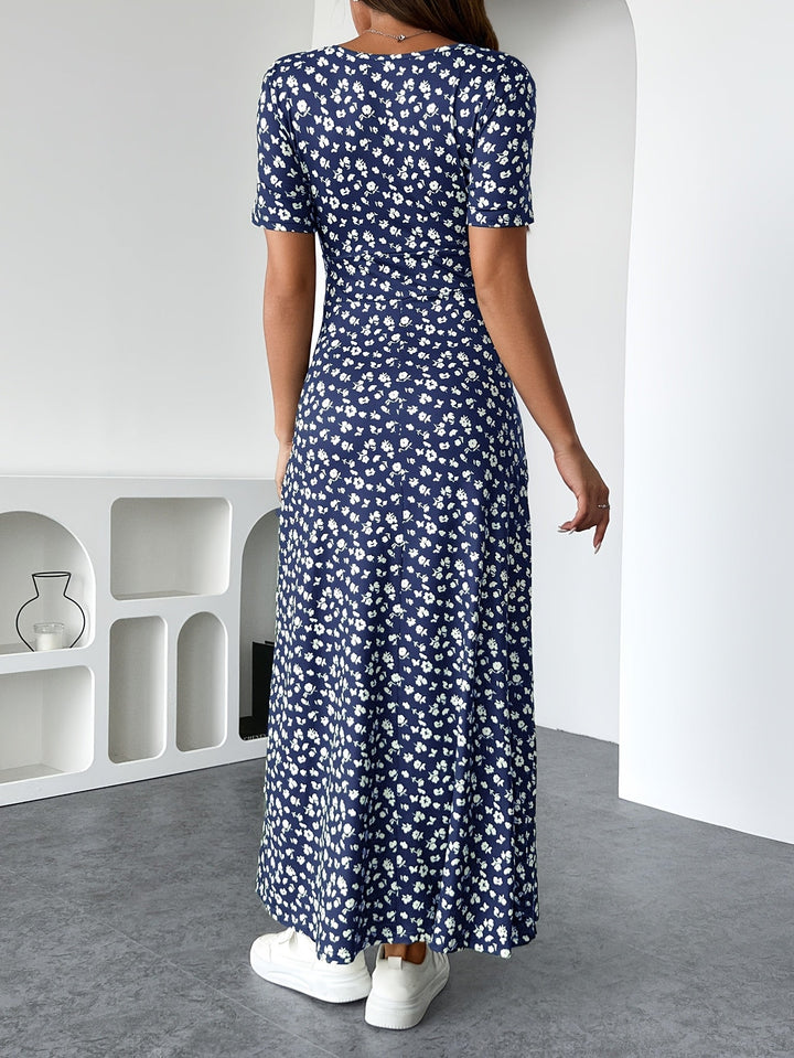 Florezia Sukienka Damska Maxi – Kwiecista Letnia Sukienka w Szykownym Stylu i Zwiewnym Kroju dla Kobiecej Elegancji