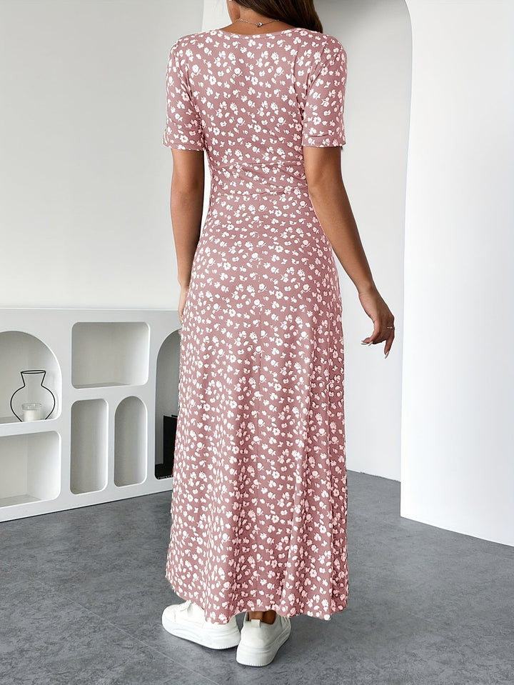 Florezia Sukienka Damska Maxi – Kwiecista Letnia Sukienka w Szykownym Stylu i Zwiewnym Kroju dla Kobiecej Elegancji
