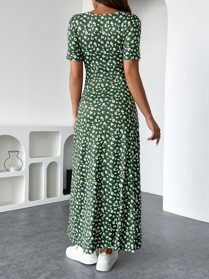 Florezia Sukienka Damska Maxi – Kwiecista Letnia Sukienka w Szykownym Stylu i Zwiewnym Kroju dla Kobiecej Elegancji