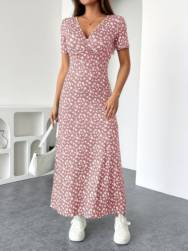 Florezia Sukienka Damska Maxi – Kwiecista Letnia Sukienka w Szykownym Stylu i Zwiewnym Kroju dla Kobiecej Elegancji