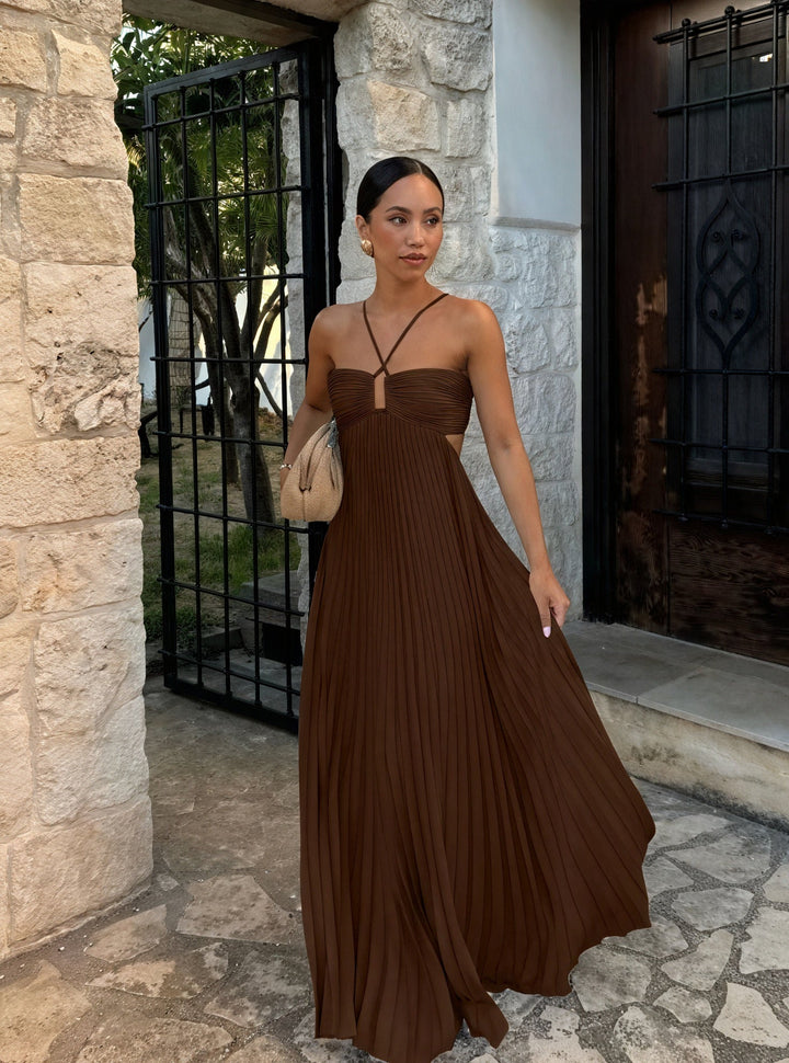 Giselda Sukienka Długa Elegancka – Nowoczesny i Wyszukany Design na Każdą Okazję