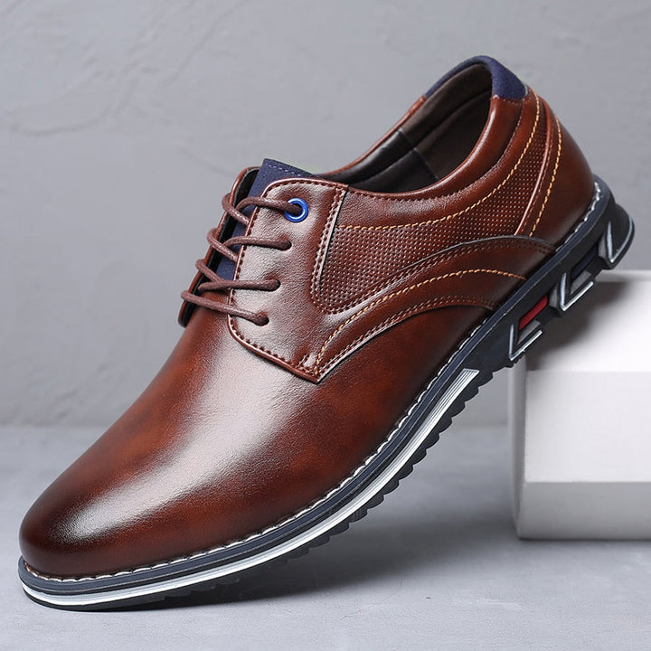 Oliver Męskie Buty Ortopedyczne – Stylowe & Wygodne Skórzane Buty do Codziennego Użytku