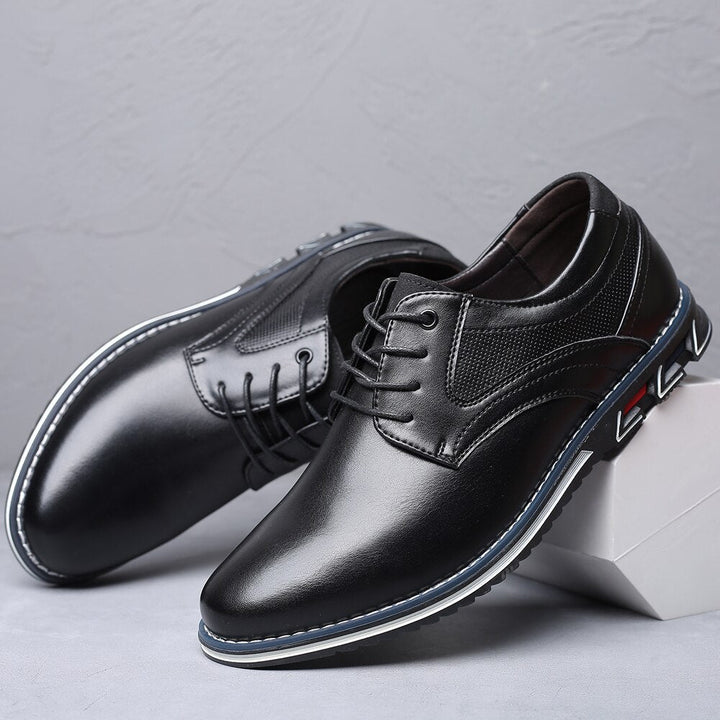 Oliver Męskie Buty Ortopedyczne – Stylowe & Wygodne Skórzane Buty do Codziennego Użytku