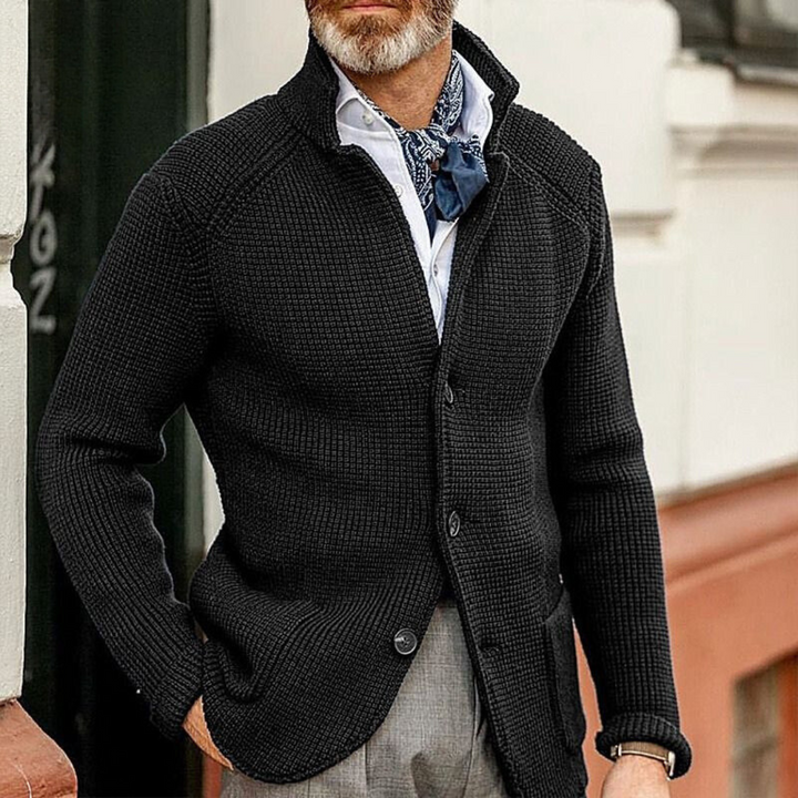 Raphael Męski Kardigan – Wygodny Dzianinowy Sweter z Stylowym Krojem i Ponadczasowym Designem
