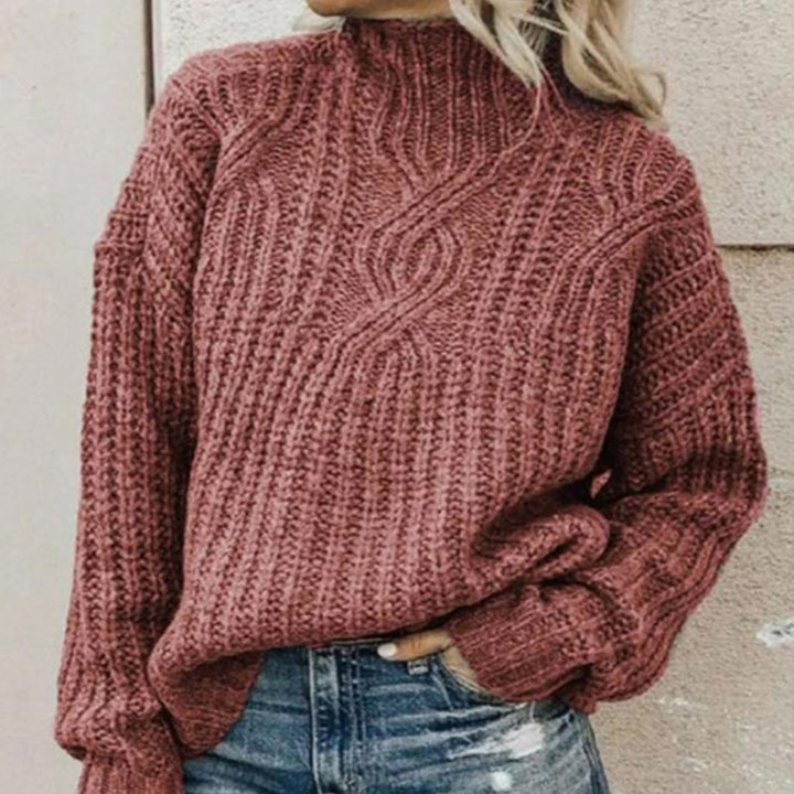 Clara Damski Pulower – Elegancki i Wygodny Pulower Swetrowy do Pracy i Czasu Wolnego