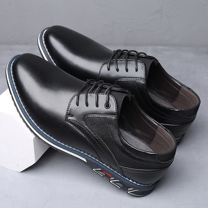 Oliver Męskie Buty Ortopedyczne – Stylowe & Wygodne Skórzane Buty do Codziennego Użytku