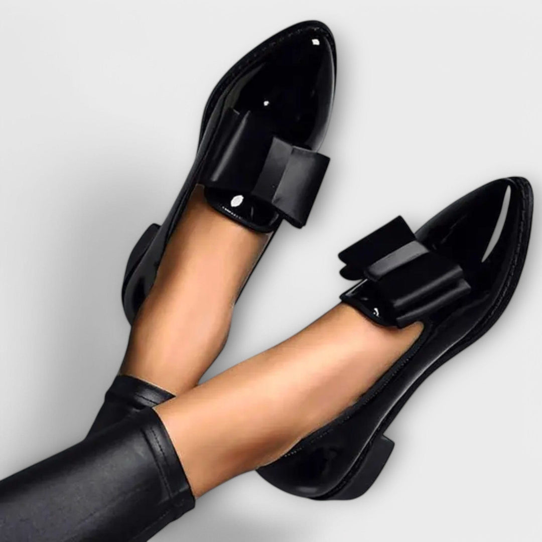 Meliora | Eleganckie Mokasyny Slip-On z Wyrazistą Kokardą