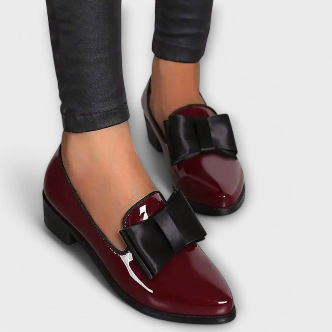 Meliora | Eleganckie Mokasyny Slip-On z Wyrazistą Kokardą