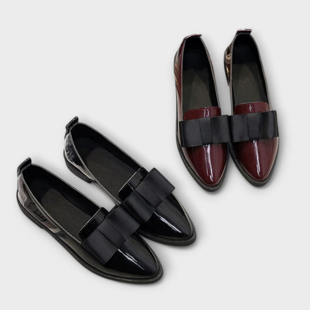 Meliora | Eleganckie Mokasyny Slip-On z Wyrazistą Kokardą