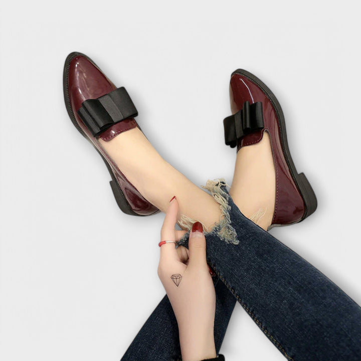Meliora | Eleganckie Mokasyny Slip-On z Wyrazistą Kokardą