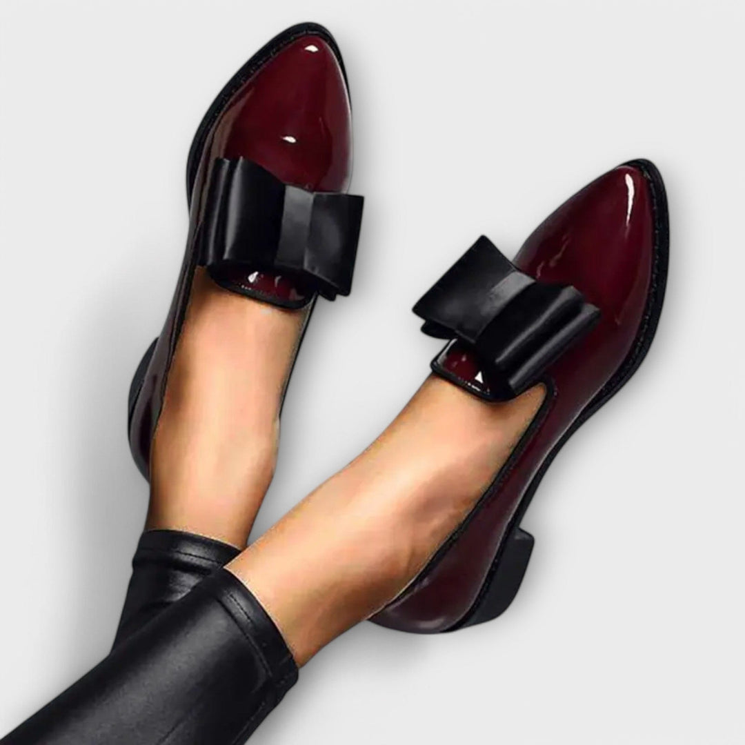 Meliora | Eleganckie Mokasyny Slip-On z Wyrazistą Kokardą
