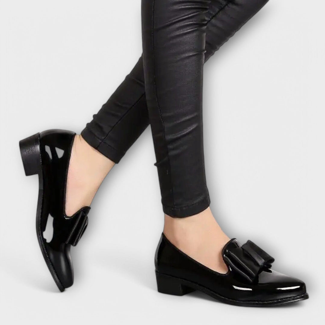 Meliora | Eleganckie Mokasyny Slip-On z Wyrazistą Kokardą
