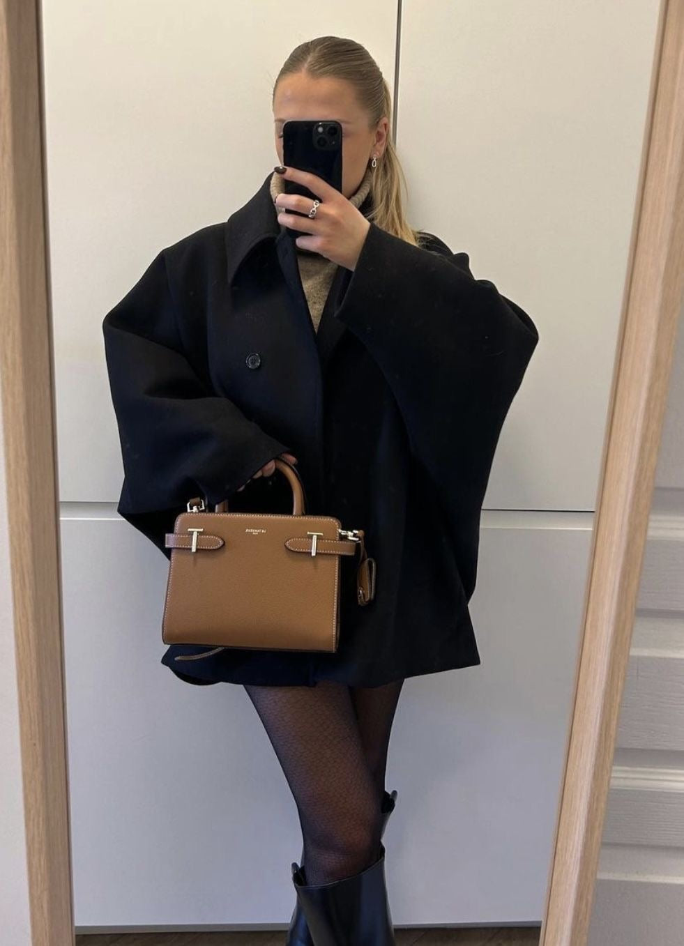 Amélie Płaszcz Damski Oversize – Elegancki Płaszcz z Miękkiej Wełny & Modny na Zimę