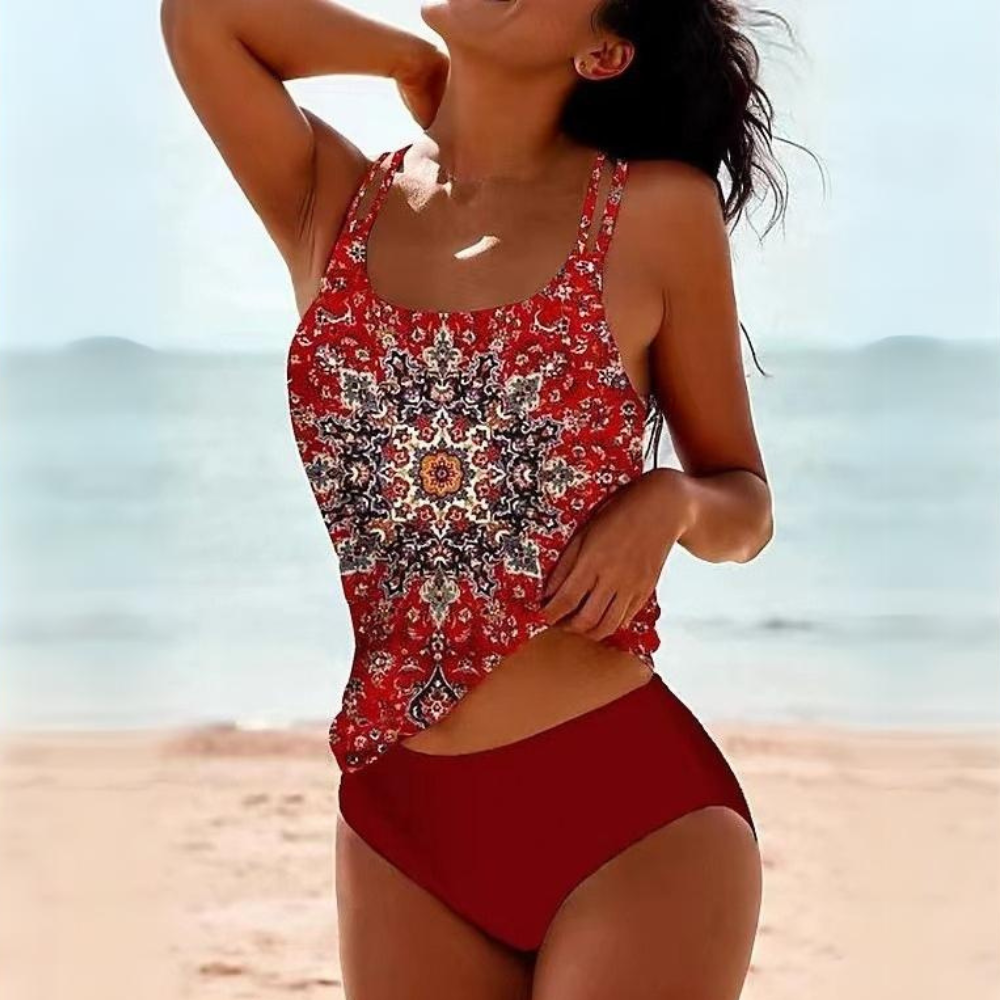 Josie Damski Strój Kąpielowy – Elegancki & Wygodny Zestaw Bikini na Plażę & Basen