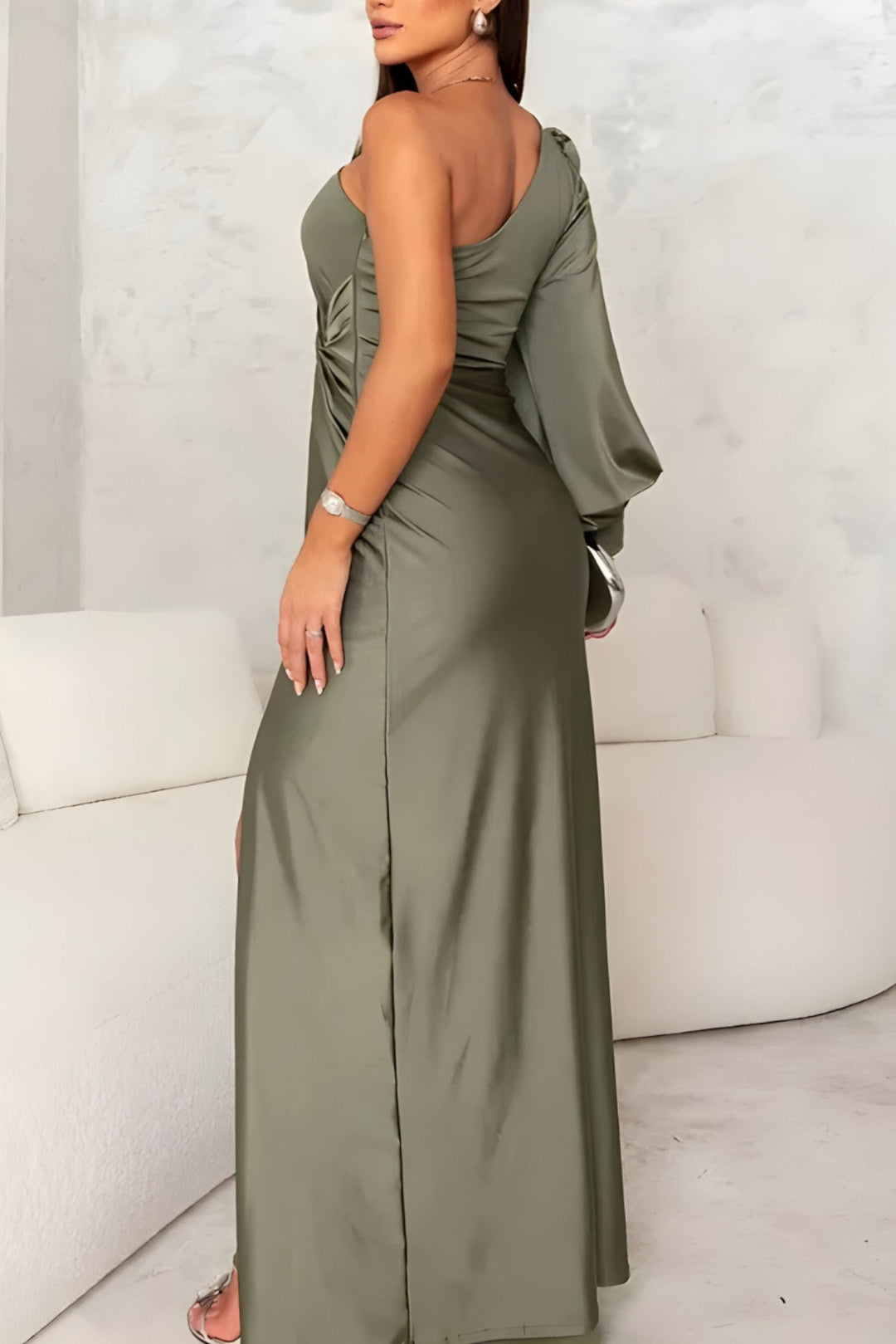 Kaia Sukienka Damska Maxi – Elegancka Suknia Wieczorowa z Korzystnym Krojem i Zwiewnym Materiałem
