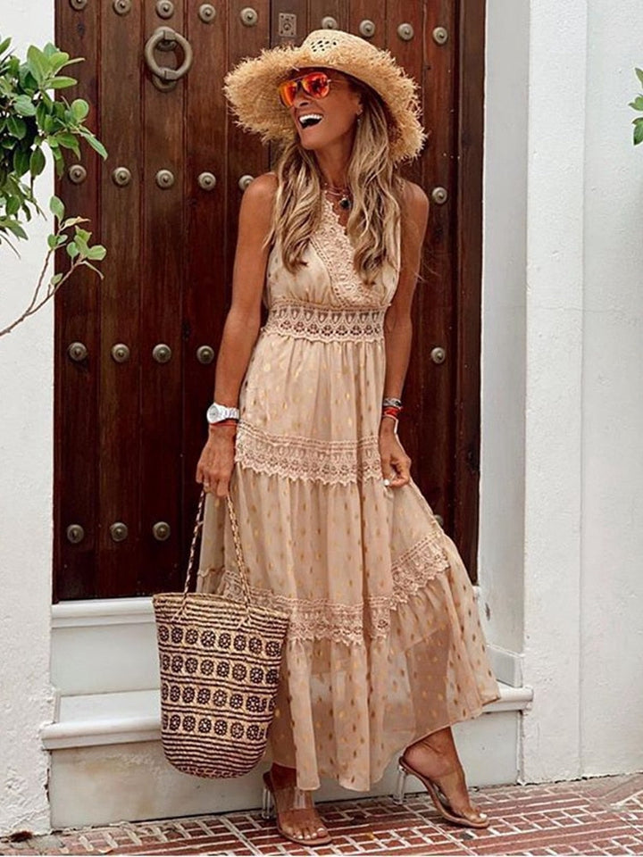 Ingrid Damska Sukienka Boho – Lekki Styl Ibiza z Eleganckim Krojem na Letnie Dni