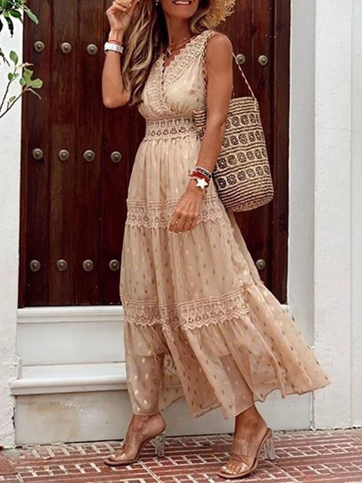 Sukienka Letnia Damska Apolline – Lekka Sukienka Boho z Eleganckim Krojem i Zwiewnym Materiałem