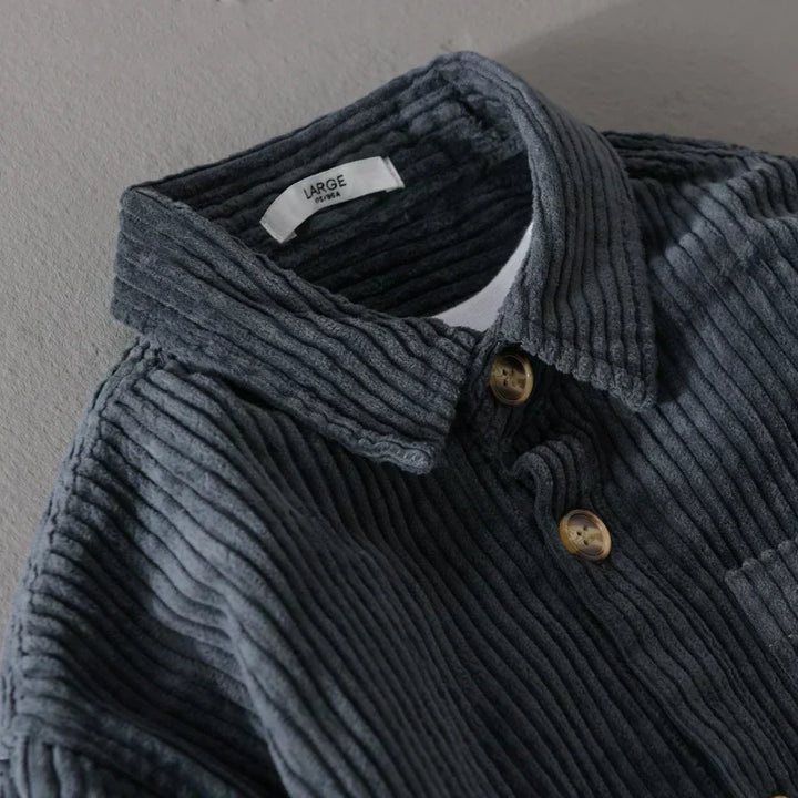 Max Męska Koszula Sztruksowa – Styl Vintage, Wygodne Dopasowanie i Trwała Jakość