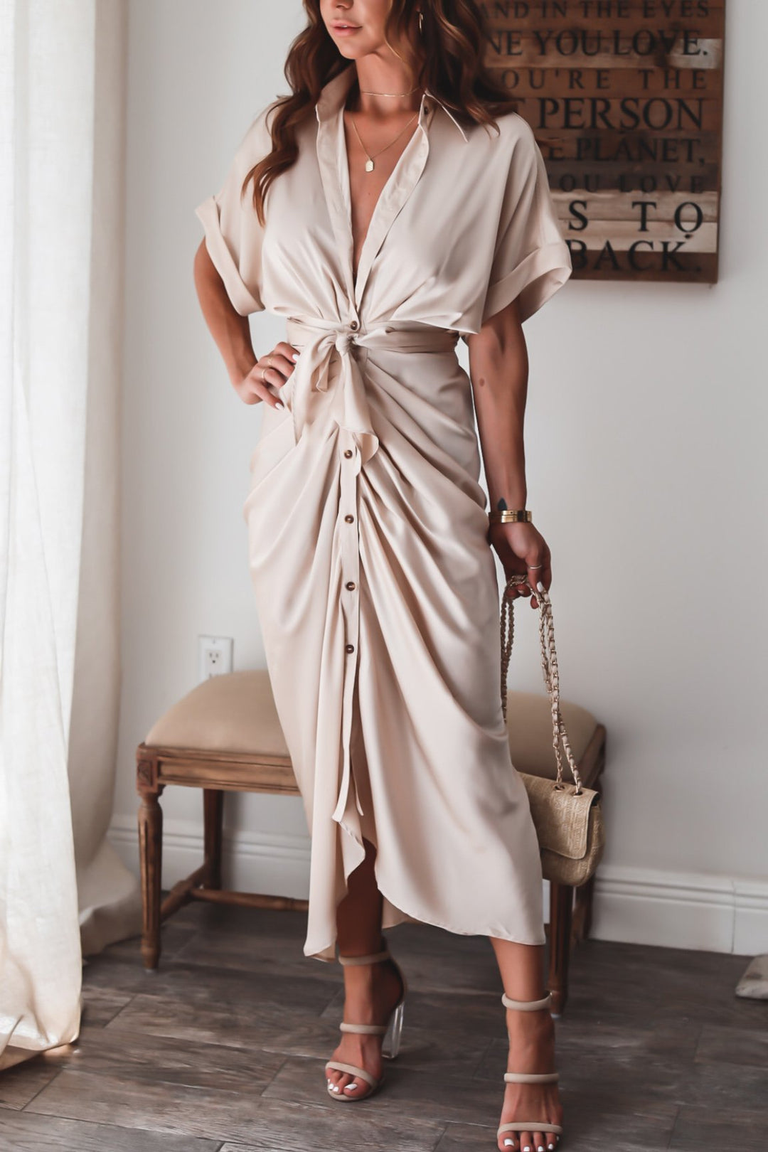 Sukienka Wieczorowa Damska Julia – Elegancka Sukienka Maxi z Przewiewnego Poliestru i Modnymi Detalami