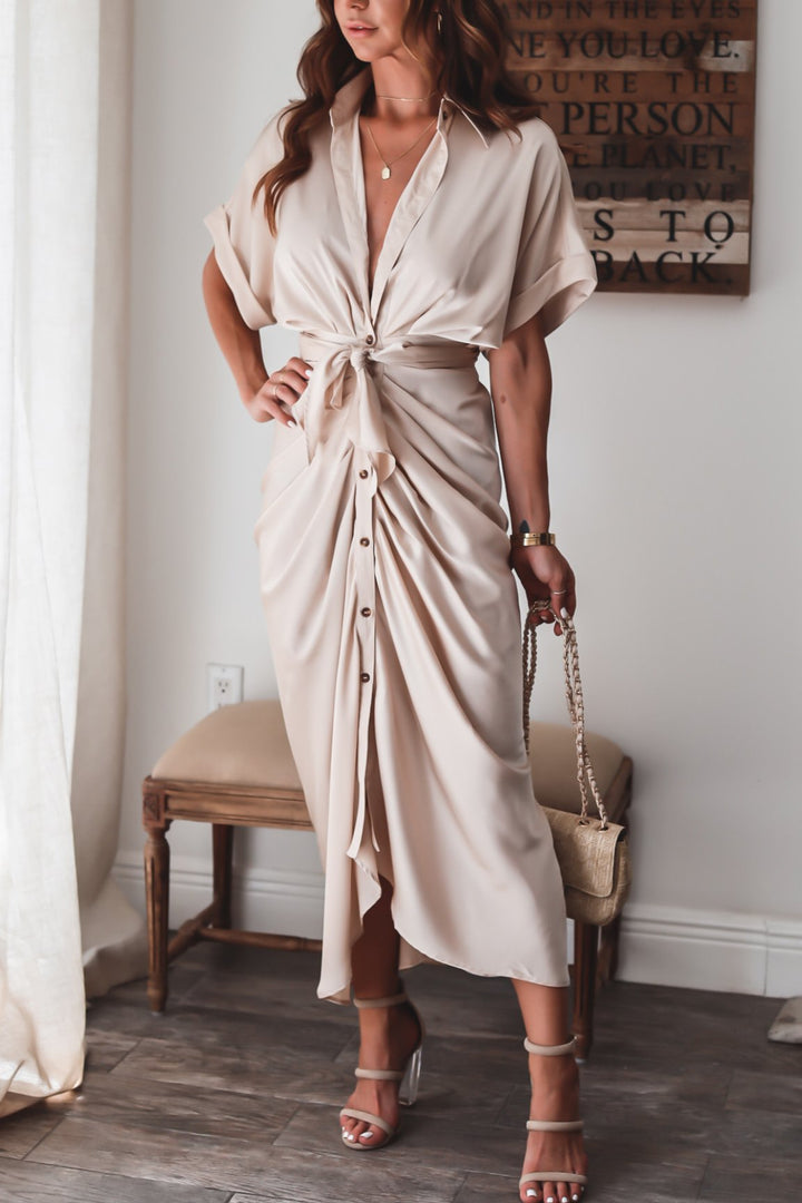 Sukienka Wieczorowa Damska Julia – Elegancka Sukienka Maxi z Przewiewnego Poliestru i Modnymi Detalami