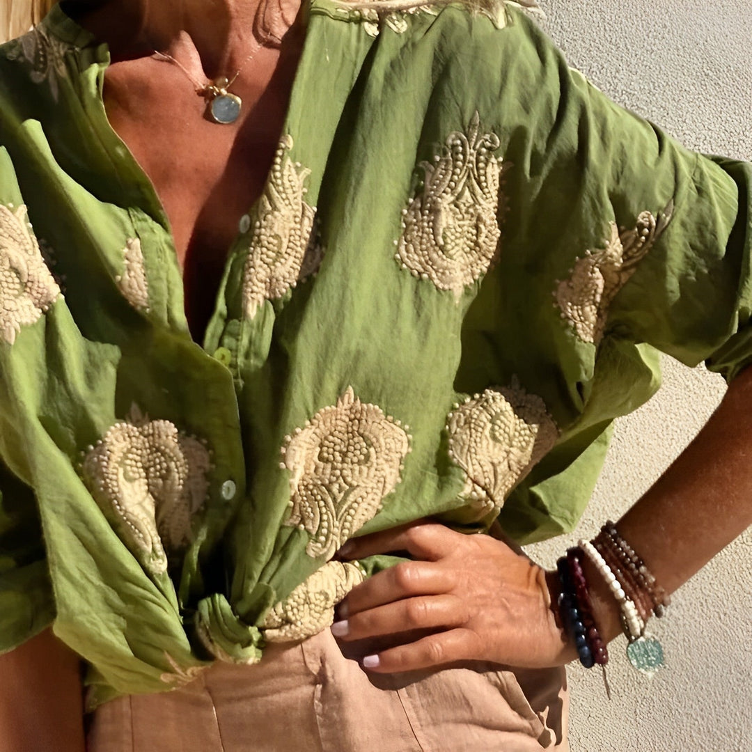 Bluzka Boho Damska Agnes – Lekka Letnia Góra z Luźnym Krojem i Kobiecym Stylem Boho