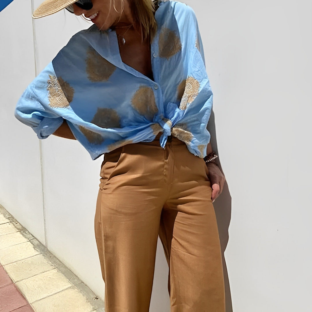 Bluzka Boho Damska Agnes – Lekka Letnia Góra z Luźnym Krojem i Kobiecym Stylem Boho