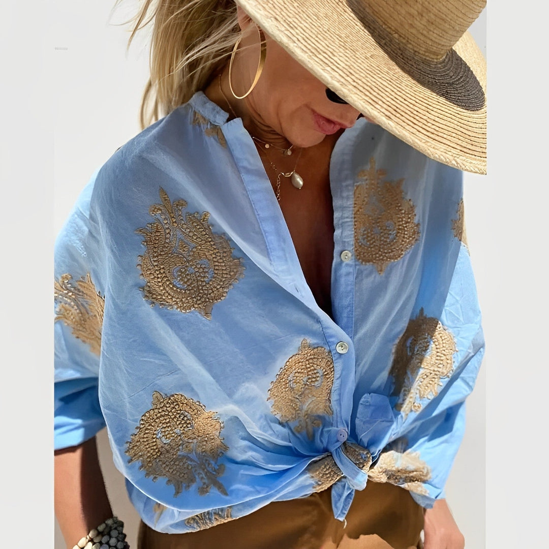 Bluzka Boho Damska Agnes – Lekka Letnia Góra z Luźnym Krojem i Kobiecym Stylem Boho