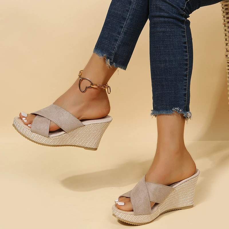 Jenna Damskie Sandały – Ortopedyczne Sandały na Koturnie z Ergonomiczną Podeszwą i Stylowym Designem