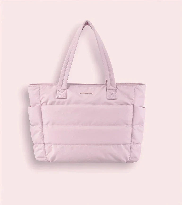 Arianna Damska Torba Puffer Tote – Przestronna Wodoodporna Torba z Nowoczesnym Designem & Komorą na Laptopa