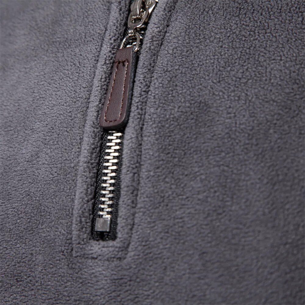 Levin Męski Sweter – Stylowy & Wygodny Sweter z Zamkiem i Ponadczasowym Designem.