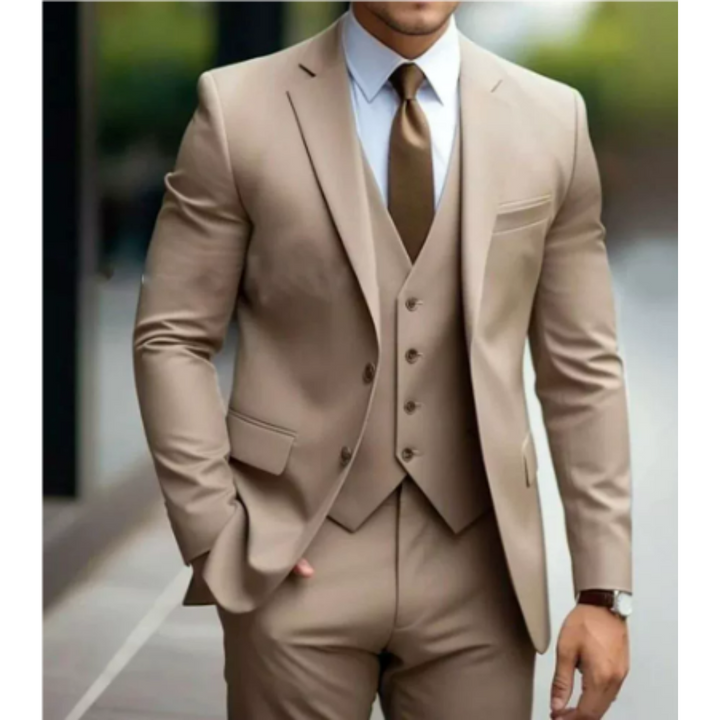 Elwood | Elegancki garnitur na wesele 3-częściowy slim fit