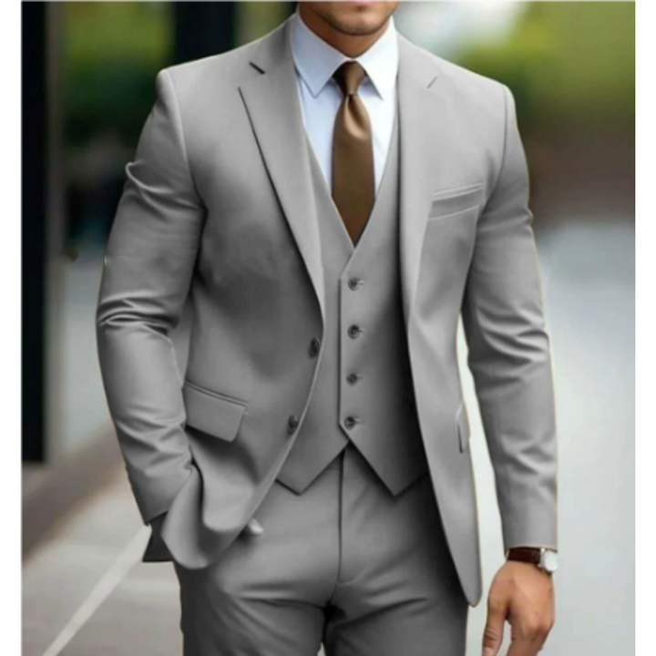 Elwood | Elegancki garnitur na wesele 3-częściowy slim fit