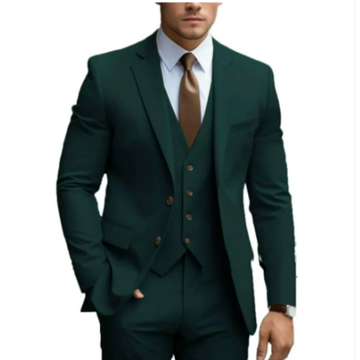 Elwood | Elegancki garnitur na wesele 3-częściowy slim fit