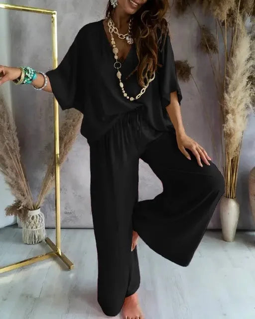Rose Damski Zestaw Boho – Lekki Styl Ibiza z Komfortowym Krojem na Letnie Dni