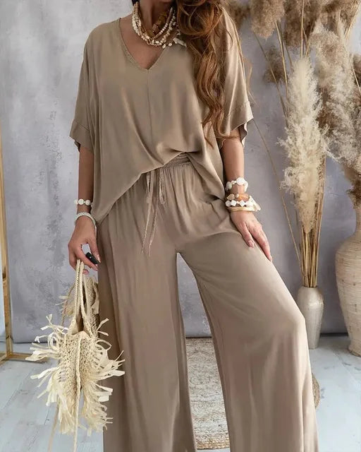 Rose Damski Zestaw Boho – Lekki Styl Ibiza z Komfortowym Krojem na Letnie Dni