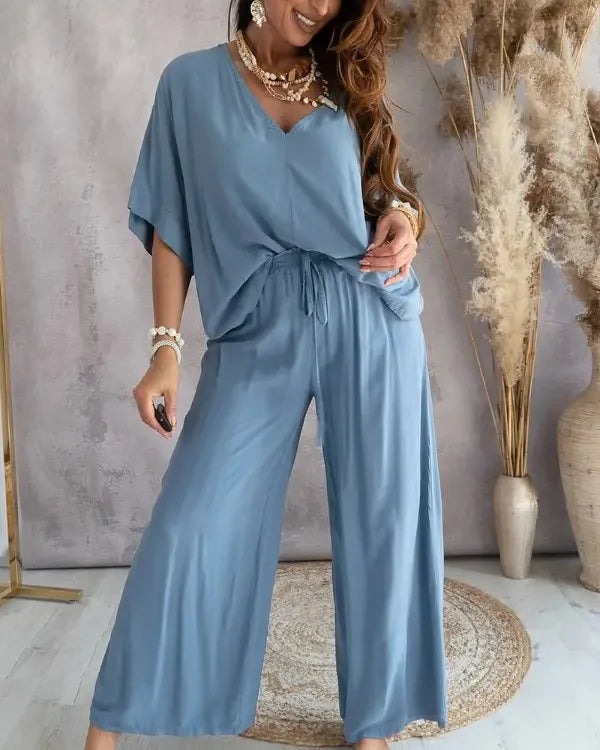 Rose Damski Zestaw Boho – Lekki Styl Ibiza z Komfortowym Krojem na Letnie Dni
