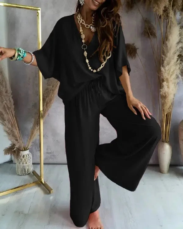 Rose Damski Zestaw Boho – Lekki Styl Ibiza z Komfortowym Krojem na Letnie Dni