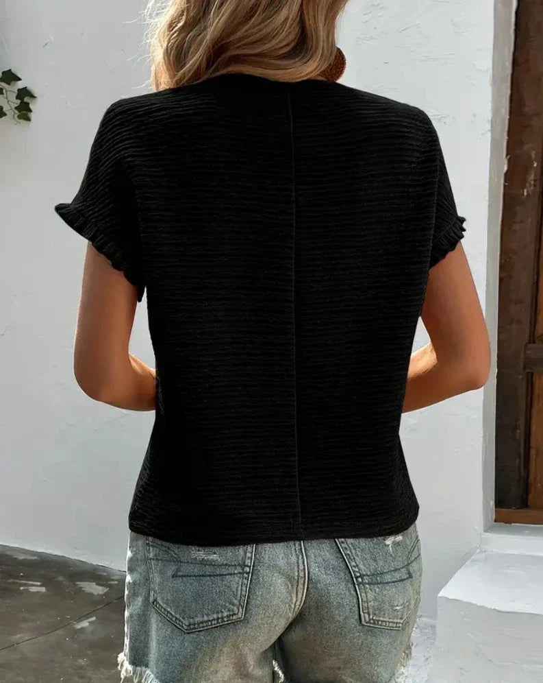 Rima T-Shirt Damski – Klasyczny Lekki T-Shirt z Oddychającej Tkaniny i Wyszczuplającym Krojem