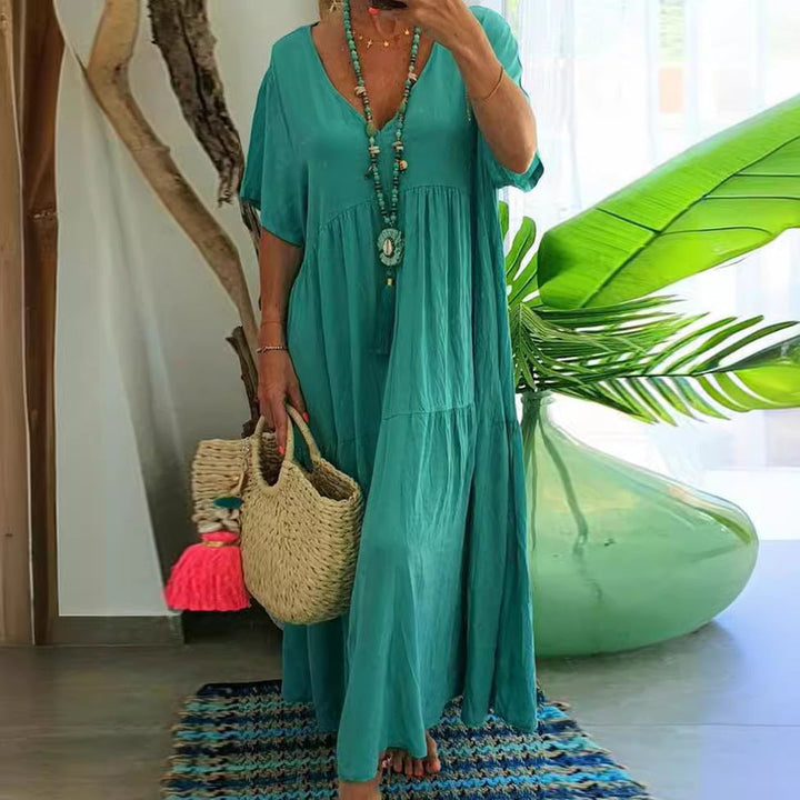 Saylor Długa Sukienka Letnia Damska – Luźna Sukienka Maxi w Stylu Boho na Wakacje i Czas Wolny